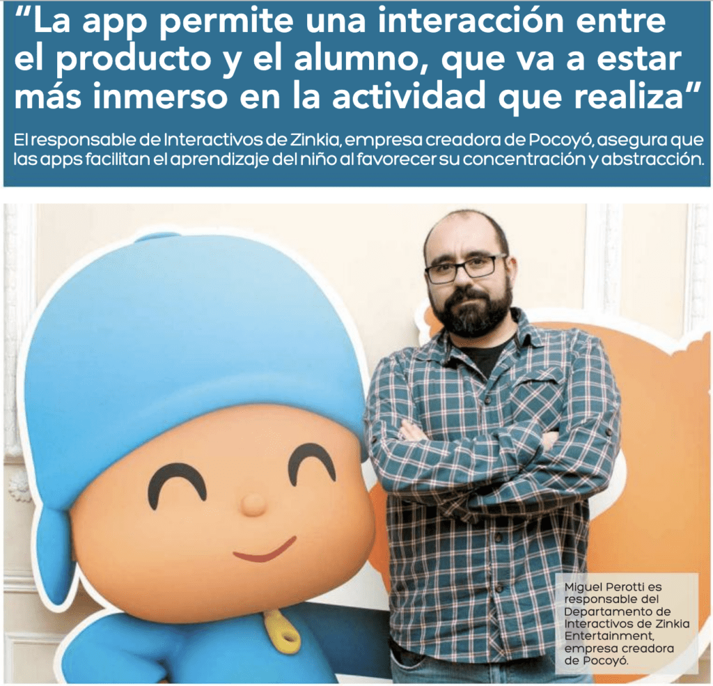 Miguel Perotti. Entrevista Apps Educativas. Periódico Magisterio. Suplemento ENIAC 12158